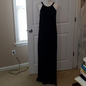 Navy blue maxi dress